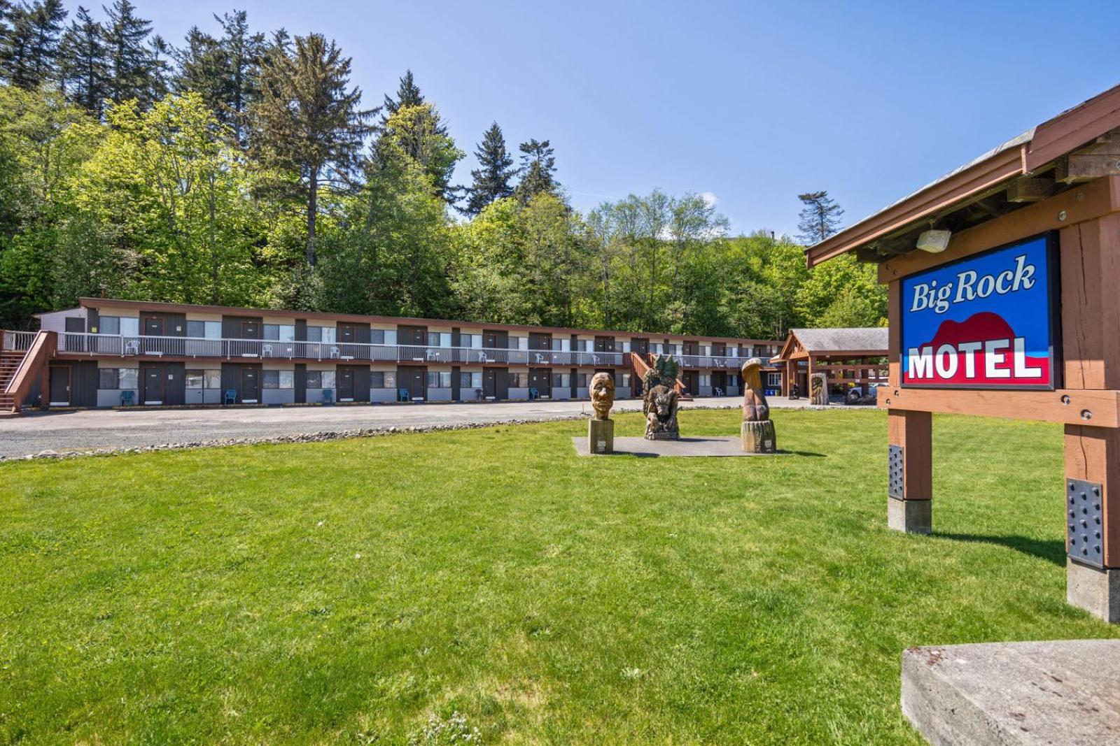 Big Rock Motel Campbell River Exterior foto